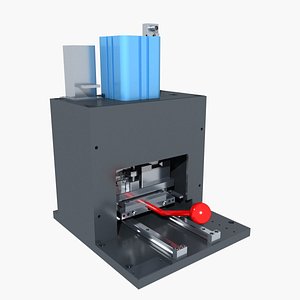 3D model Industrial Equipment 45 - Car Button Switch Press Fit