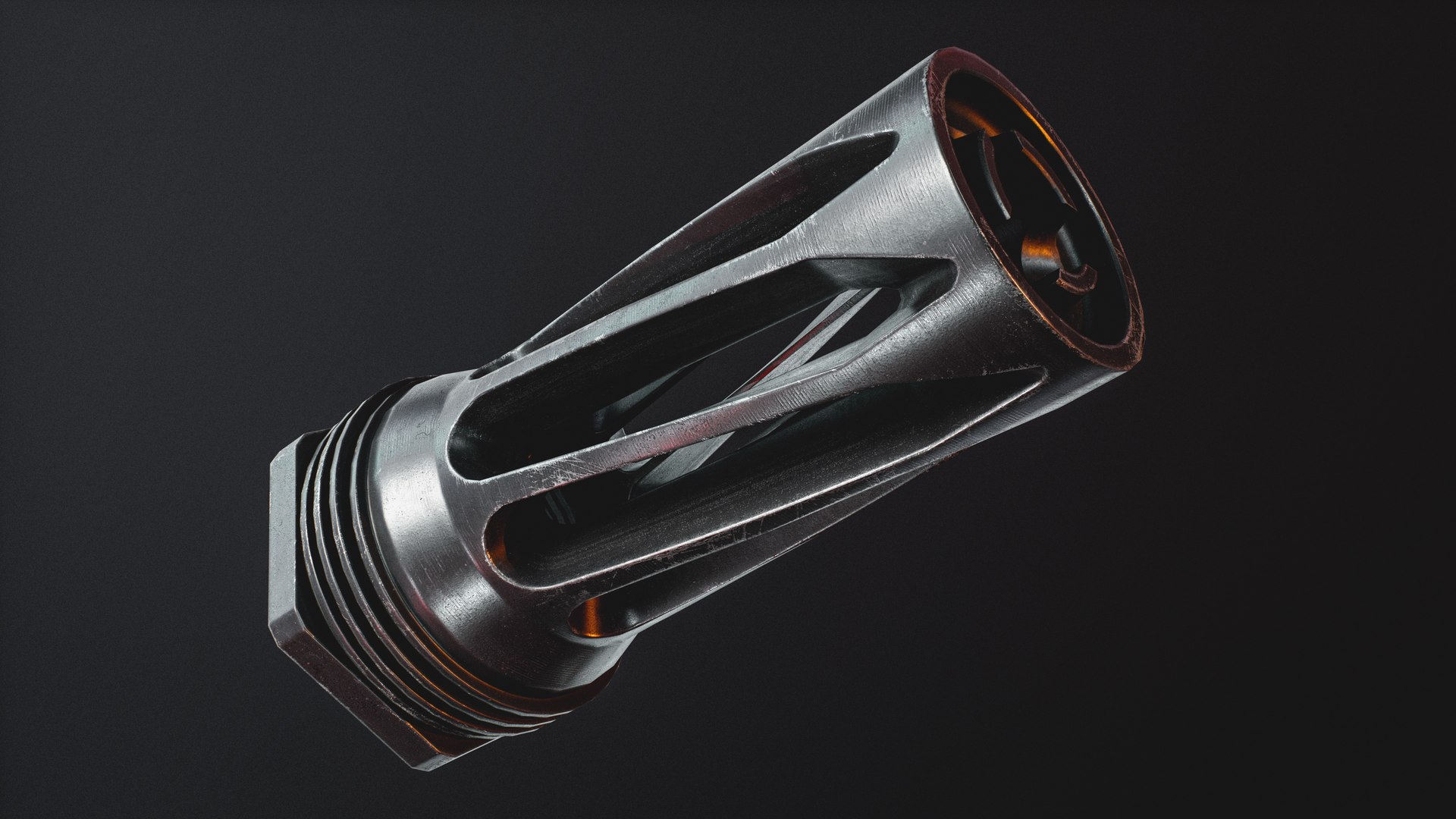 Muzzle Brake 5x56 - PBR Low-poly 3D model 3D model https://p.turbosquid.com/ts-thumb/TI/4Olxsv/hL/untitled_viewport_005/jpg/1784644735/1920x1080/fit_q87/53c072a1d978090f48c01d73043ca880a68f9802/untitled_viewport_005.jpg