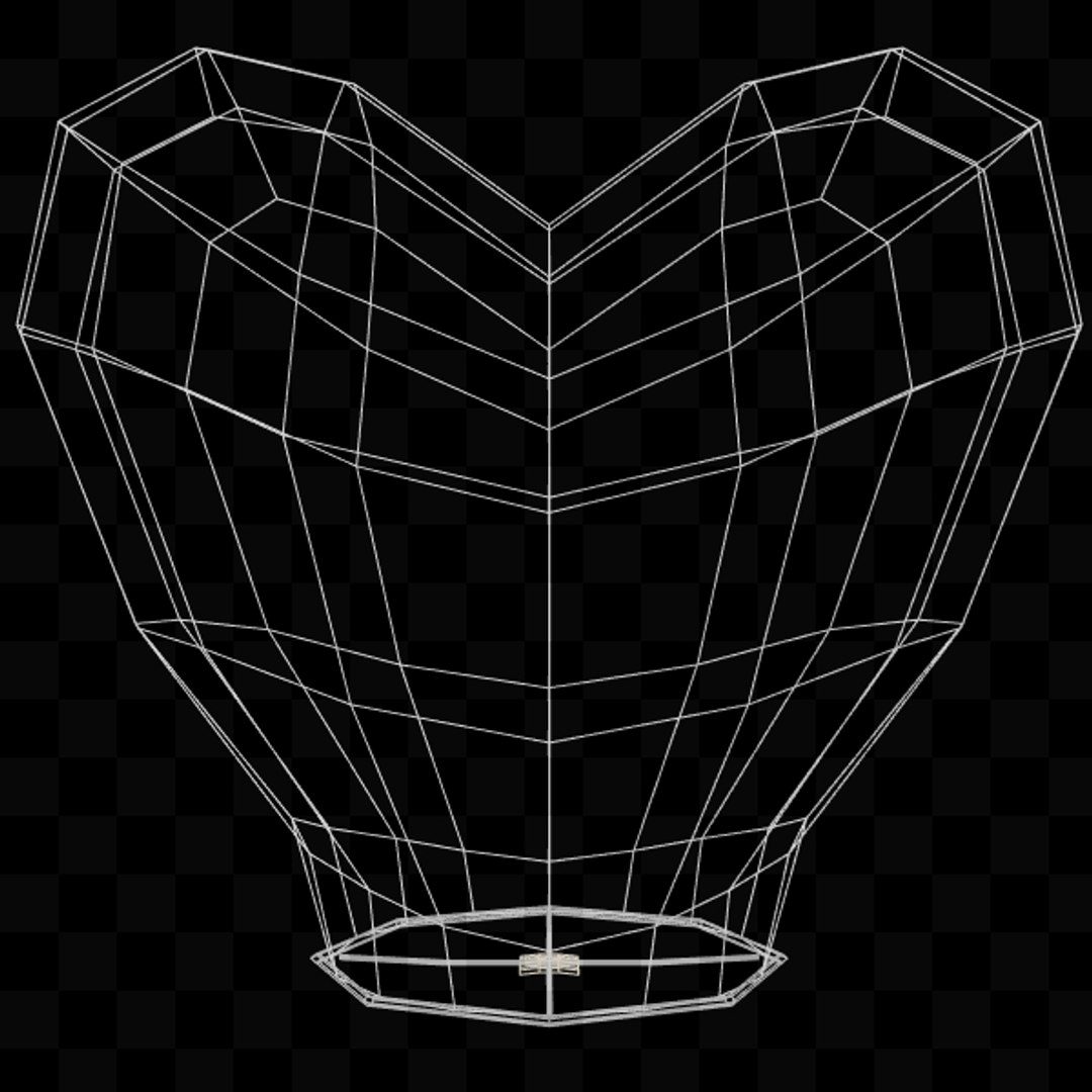 3d Heart Flying Lantern