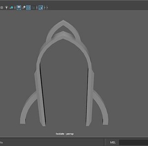 fantasy archway 3D model