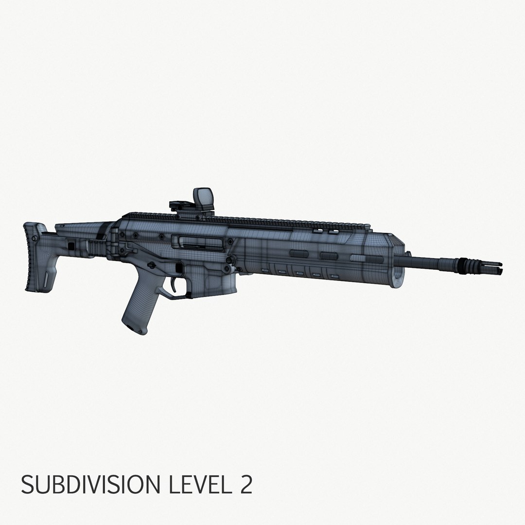 3d Max Acr Rifle