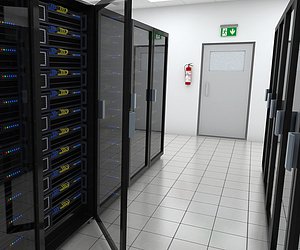 3d server room