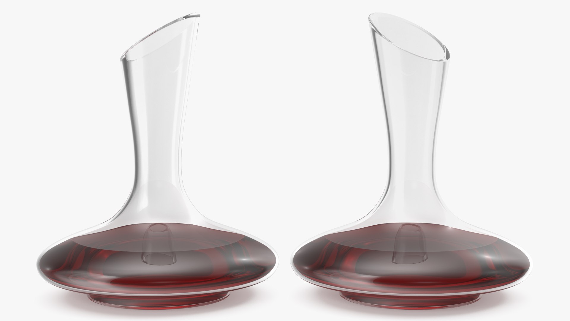 Glass Wine Decanter 3D model preview