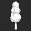 Kreskówka drzew Low Poly