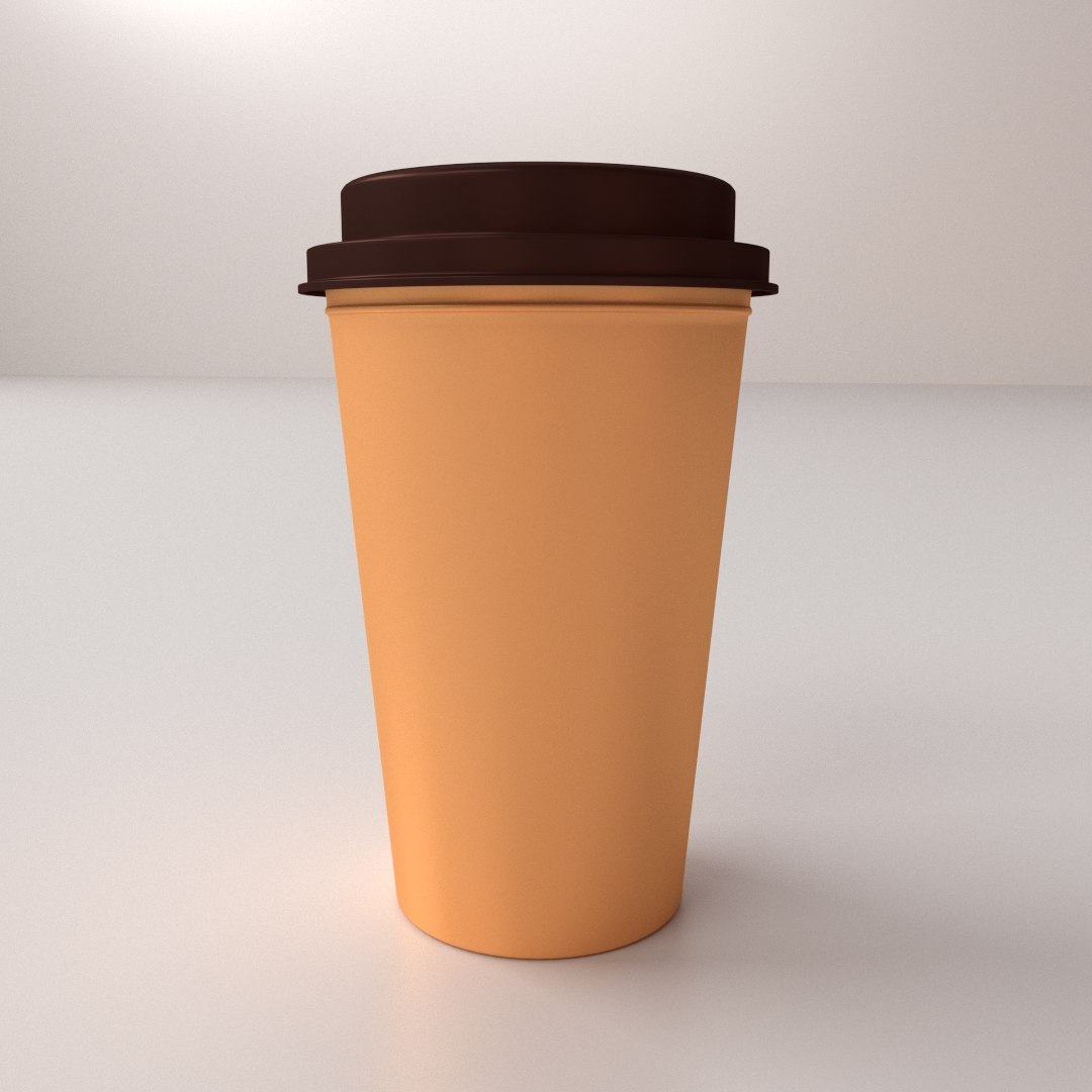 disposable coffee cup 3ds