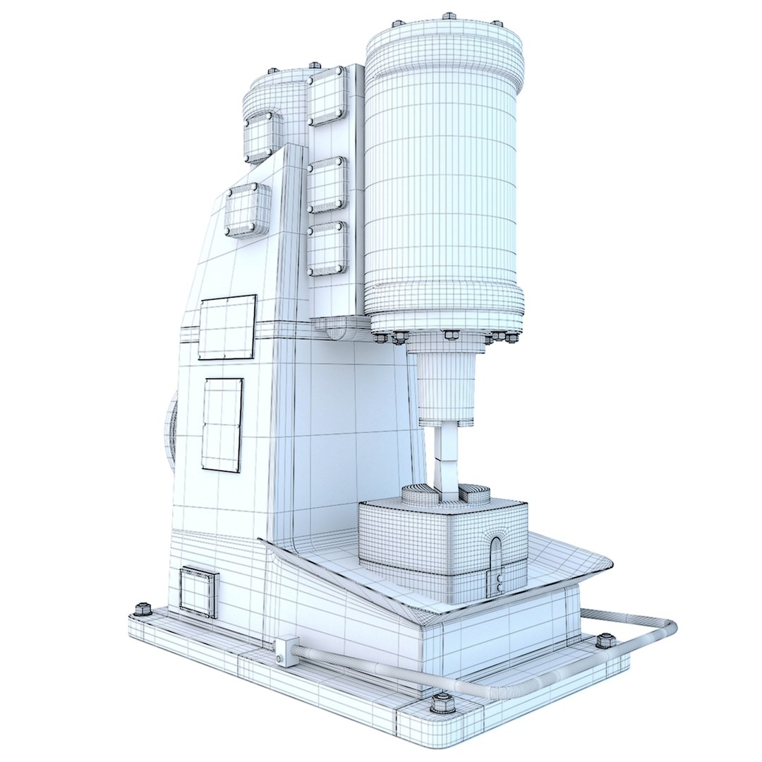 MA4129 Forging Hammer - Industrial Machine Tool 3D Model - TurboSquid ...