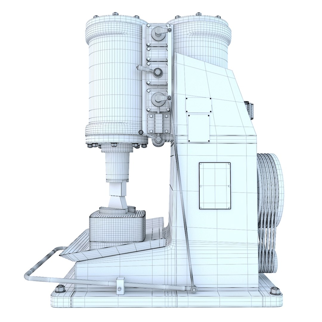 MA4129 Forging Hammer - Industrial Machine Tool 3D Model - TurboSquid ...