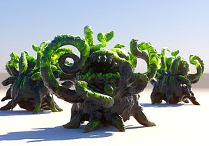 3D Mega Alien Fungus 2