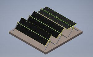 solar panel 3D
