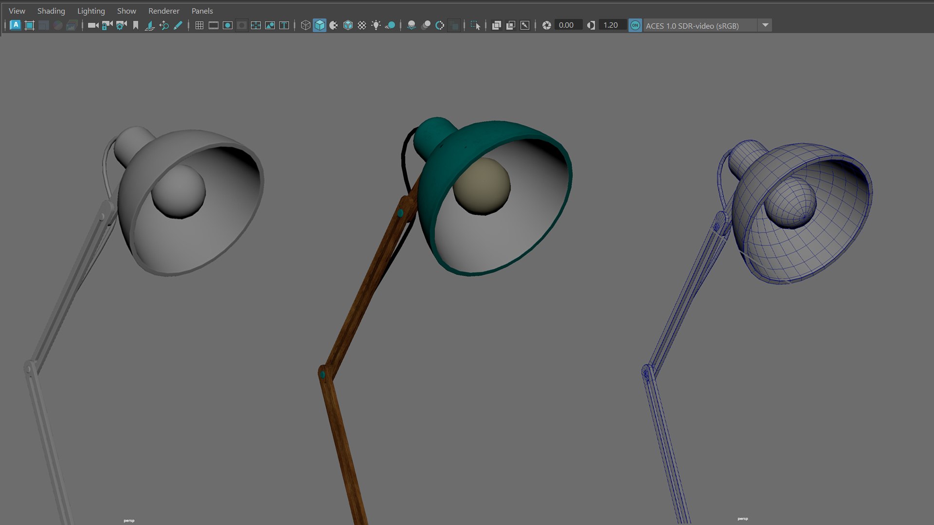 3D Table Lamp - MAYA Rigged And Blender - TurboSquid 2399610