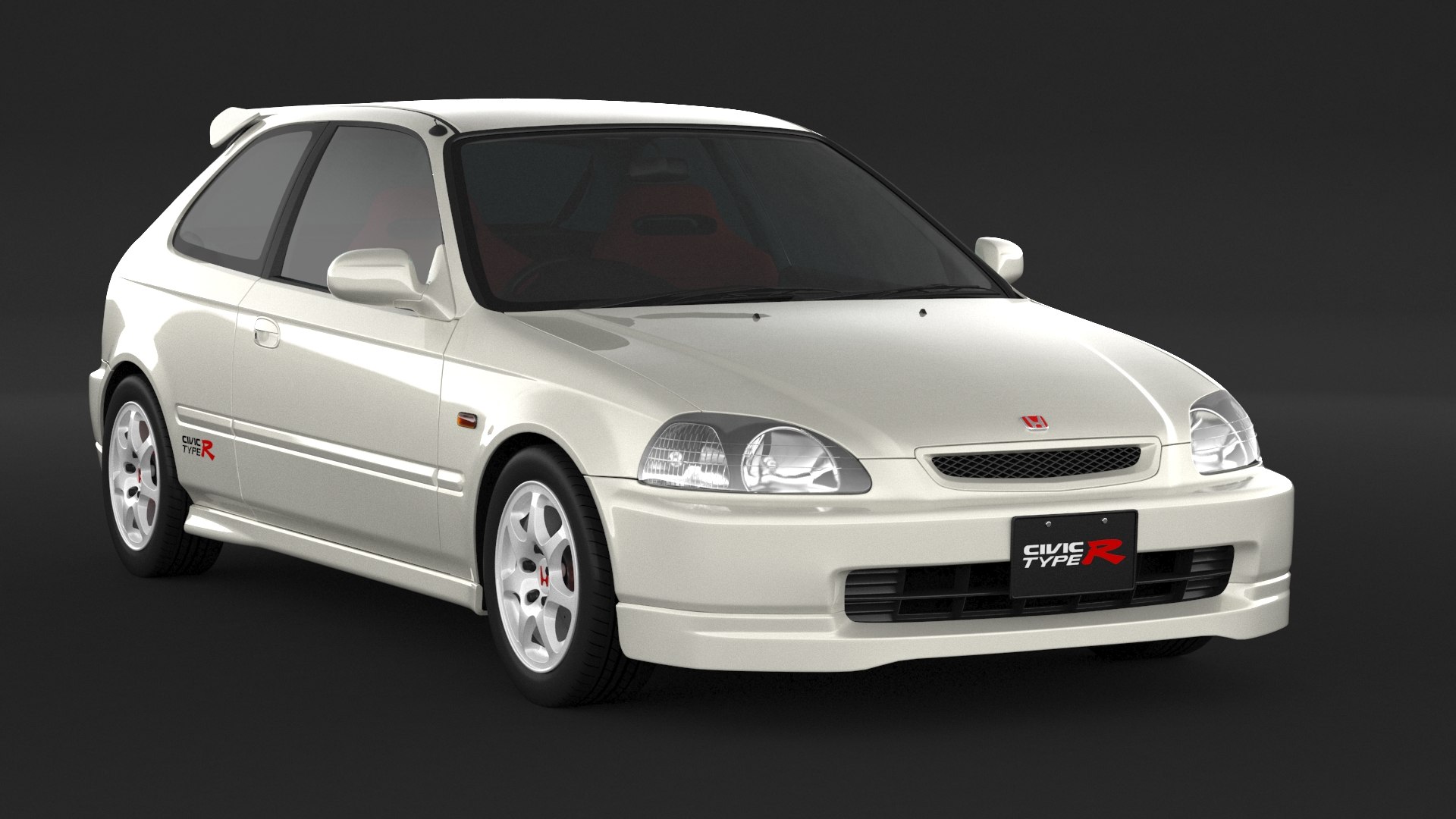 3D Civic Type R - TurboSquid 1466649