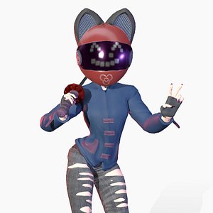 3D KatanaGirl model
