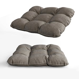 3D comfortable cushion pillow seat model