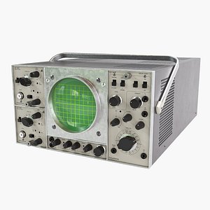 Solatron Vintage Oscilloscope 3D model