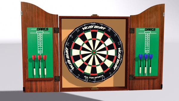 modelo 3d Tablero de dardos - TurboSquid 1401649