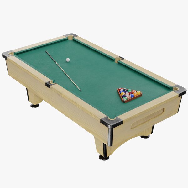 PoolTable8foot 01 a 3D 모델 - TurboSquid 2258363