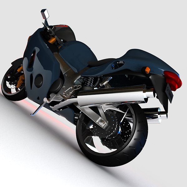 bike motorbike motorcycle 3d model