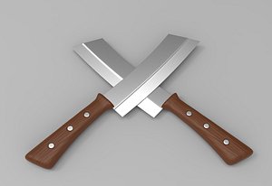 Santoku Knife 3D model