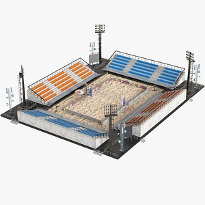Beach Volleyball Detailed model