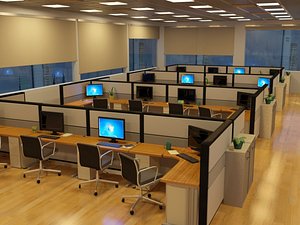 3d model office interior
