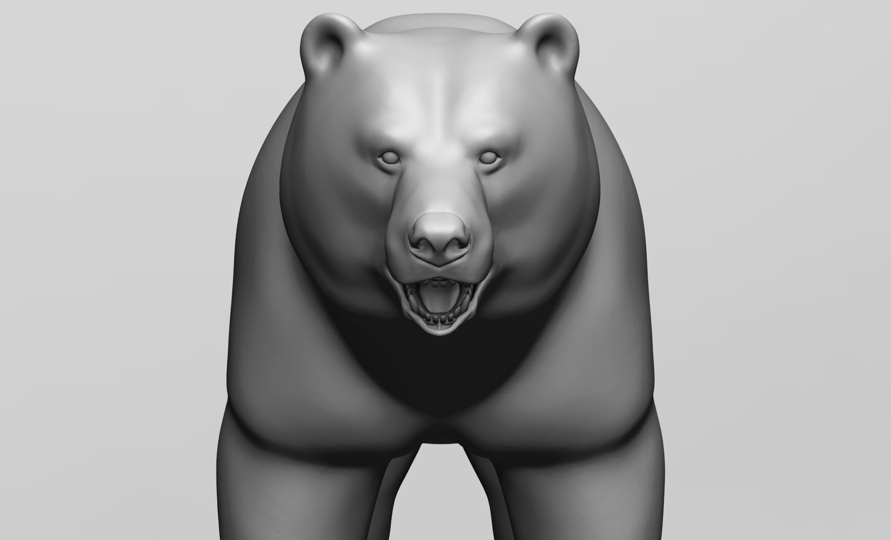 Brown Bear Base Mesh 3D Model - TurboSquid 1428309