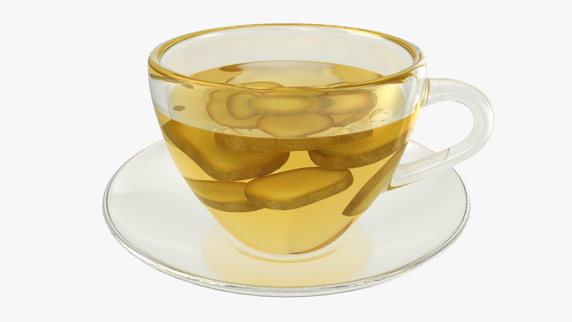Realistic Ginger Tea 3D - TurboSquid 1453486