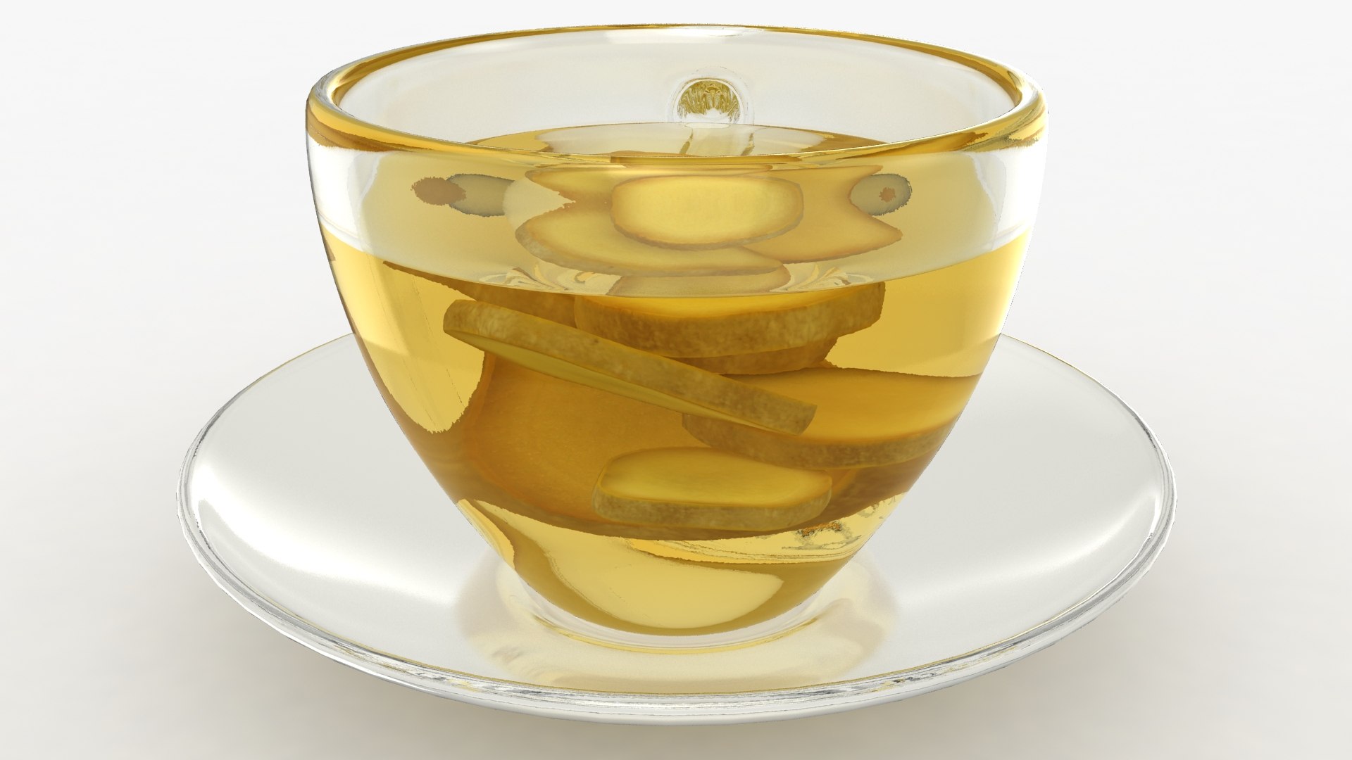 Realistic Ginger Tea 3D - TurboSquid 1453486