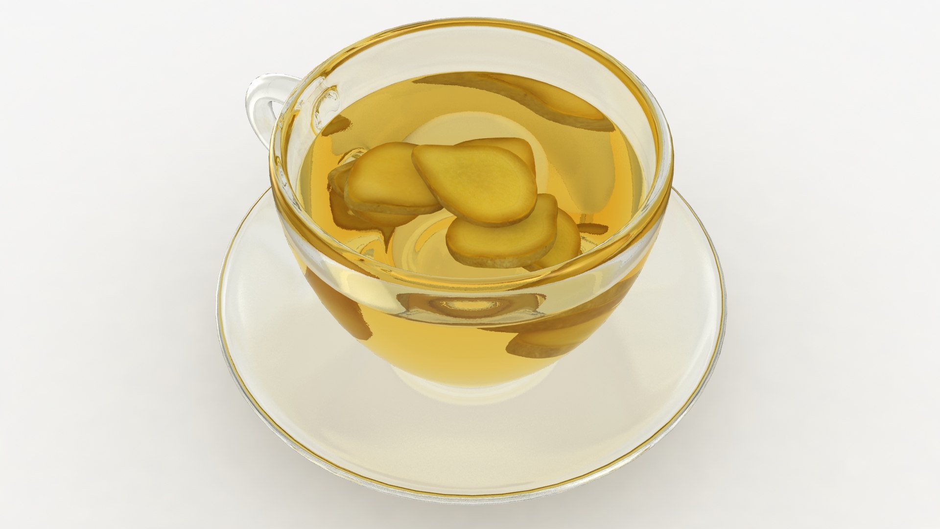 Realistic Ginger Tea 3D - TurboSquid 1453486