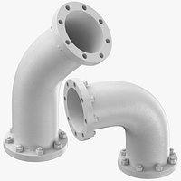 Industrial Pipes 45 and 90 Degrees