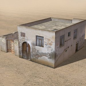 3d arab houses model