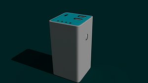 3d model of mobile battery