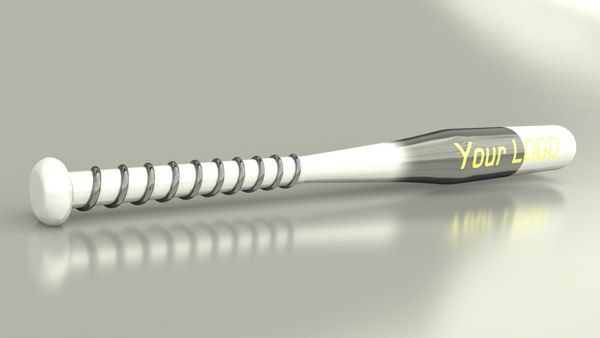 3D model baseball aluminum bat
