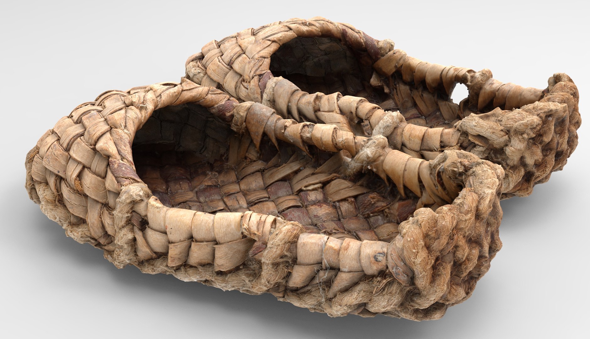 3D Bast Shoe Lapti - TurboSquid 2058344