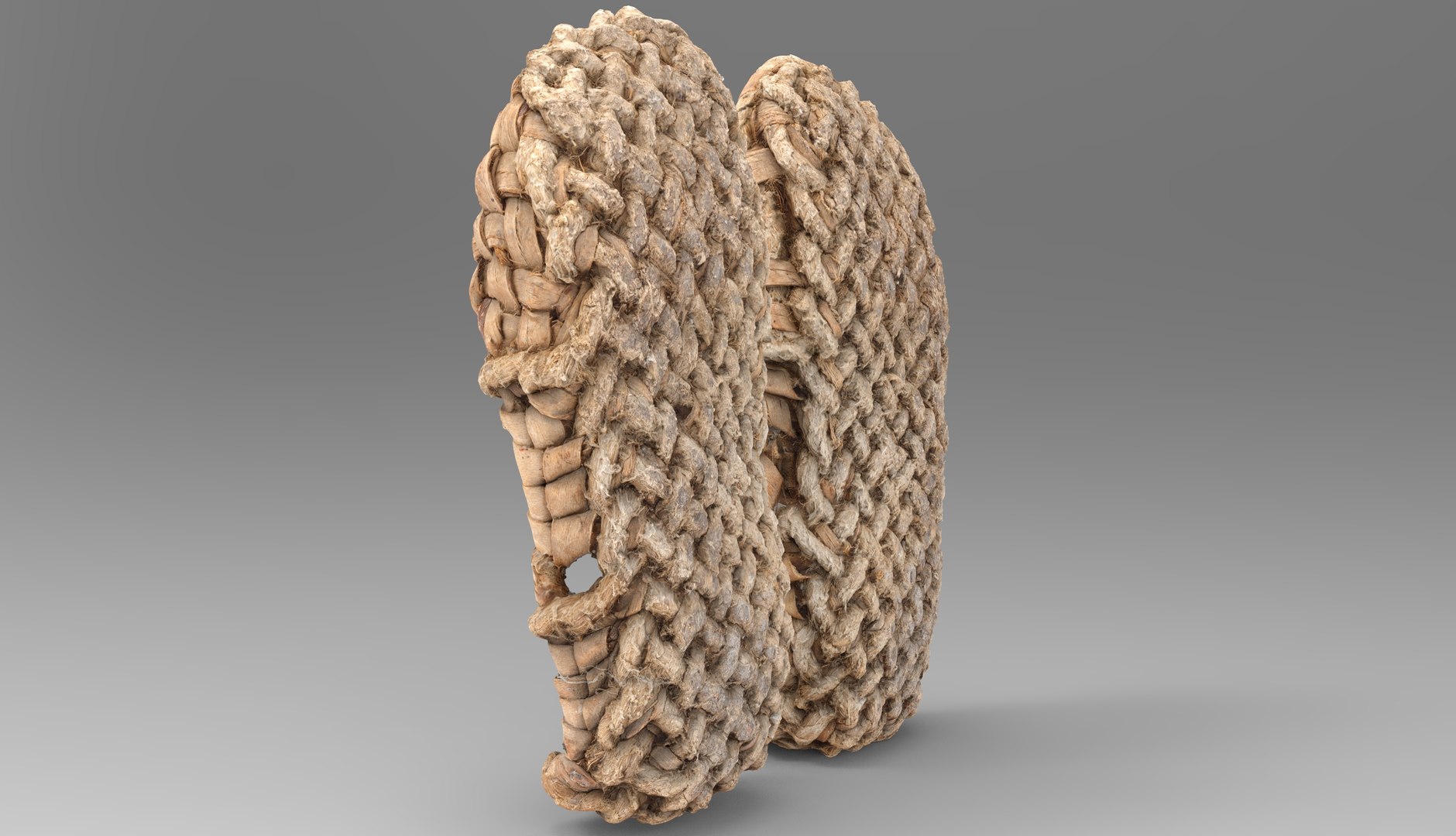 3D Bast Shoe Lapti - TurboSquid 2058344