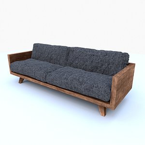 wood sofa