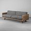 wood sofa