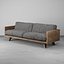 wood sofa