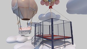 hot air balloon20211102 3D model