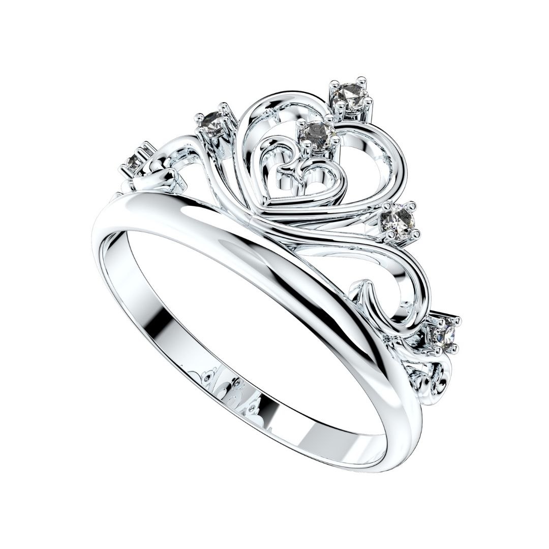 Crown jewelry ring 3D model - TurboSquid 1685809