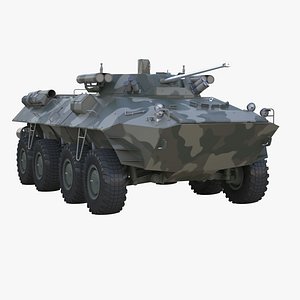 bronetransporter armoured transporter 3d model
