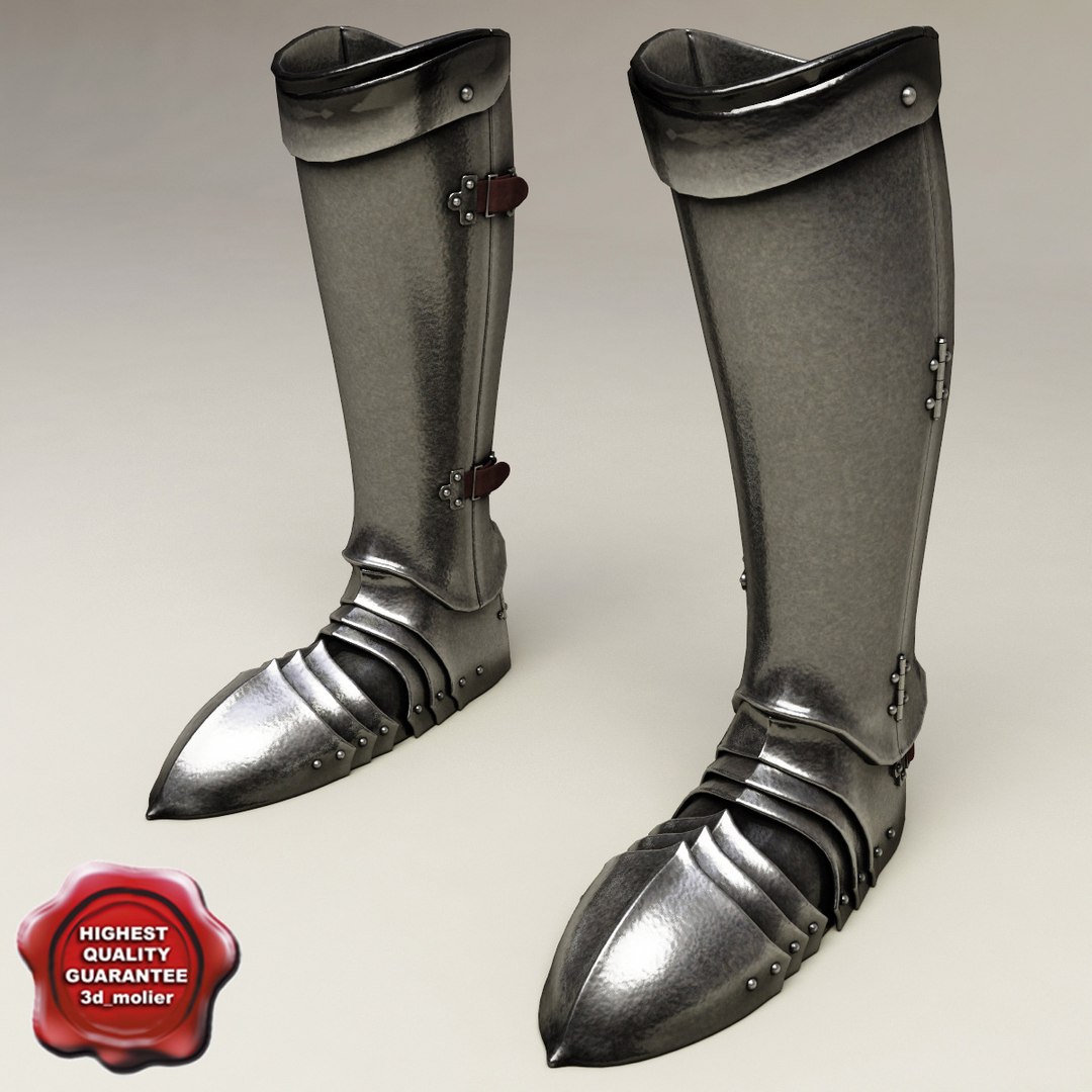Metal clearance boots medieval