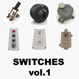 3d vintage switches vol 1