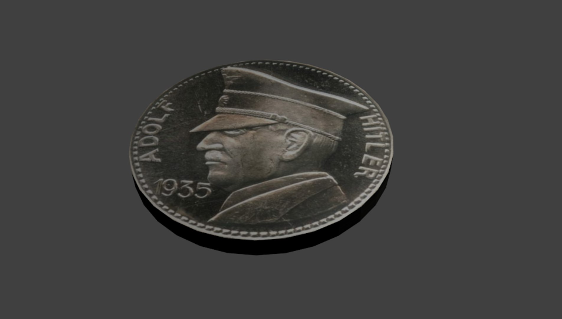 5 Reichsmark Coin 3d Obj