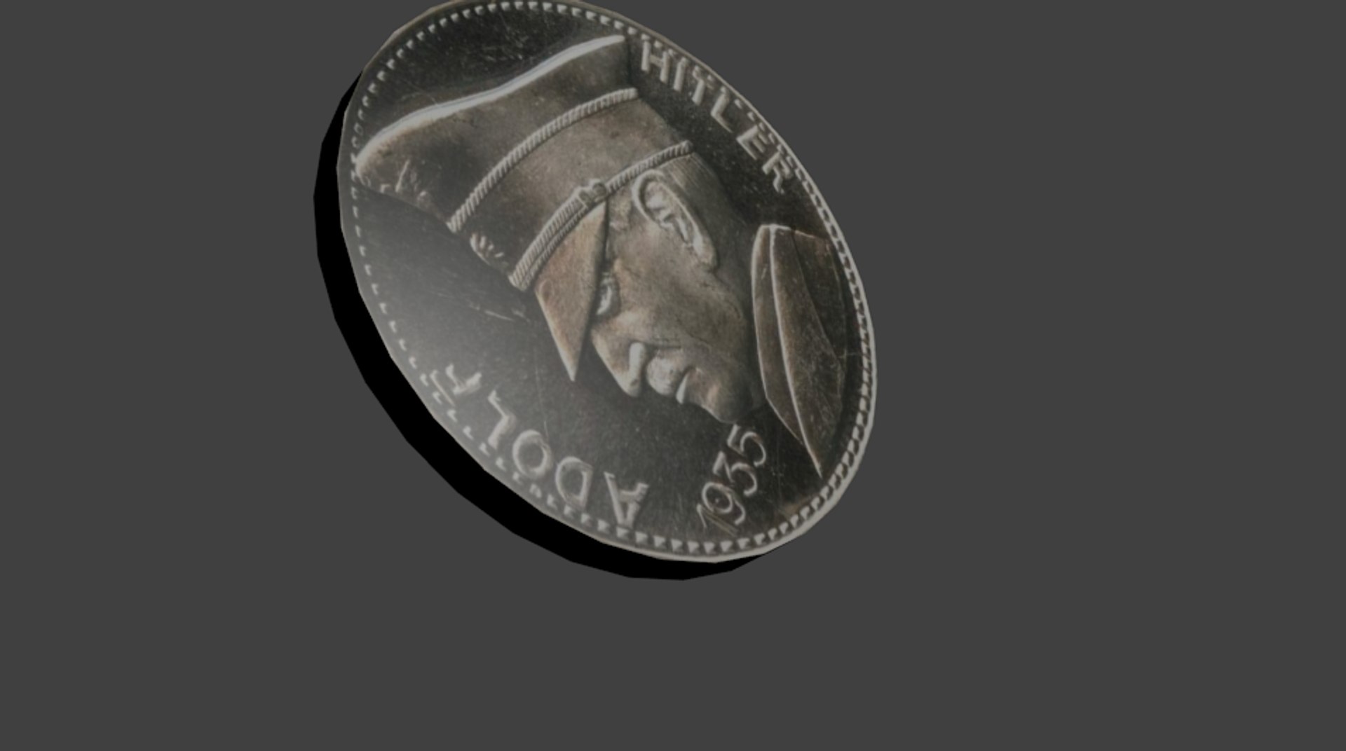 5 Reichsmark Coin 3d Obj