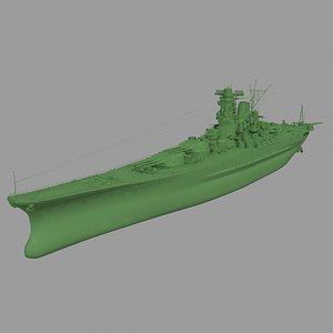 Battleship Yamato 3D model