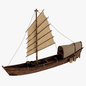 Asian Fishing Boat model