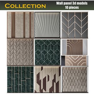 Wall panel  collection 10 pieces