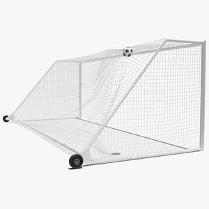 Animated Soccer Ball Slow Motion to the Goal