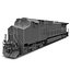 3D locomotive bnsf h2 model