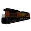 3D locomotive bnsf h2 model